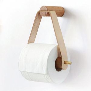 Tuvalet Kağıdı Tutucular Ahşap Havlu Dispenser Rulo Tutucu Banyo İletişim Evi Depolama Rafı