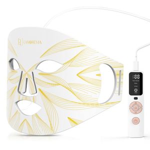 Flexible Silikon-tragbare Gold-Gesichts-Anti-Falten-Silikon-Infrarot-Photonen-Rotlichttherapie-LED-Gesichtsmaske