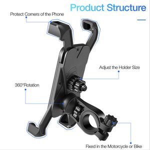 Wholesale smartphone holders for sale - Group buy Cross Country Sports Anti shake Smart Phone Holder Universal rotating Adjustable Bicycle Holder Motorcycle Handle Mobile Phone328n