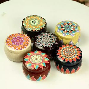 Candy Tin Box Candle Jar Empty Tinplate Can Drum Shape Chocoate Cookies Storage Vintage Wedding Favor Gift Box sxjun21
