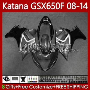 Bodywork For SUZUKI KATANA GSXF 650 Grey black GSX-650F GSX650F GSXF650 2008 2009 2010 2011 12 13 14 120No.133 GSX 650F GSXF-650 08 09 10 11 2012 2013 2014 OEM Fairings