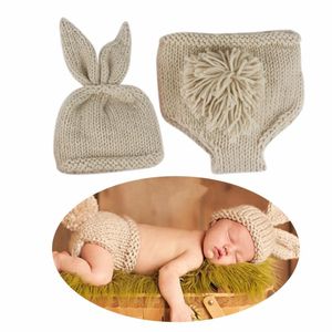 Conjuntos de ropa Born Baby Boys Girls Cute Crochet Knit Costume Prop Outfits Po PographyClothing