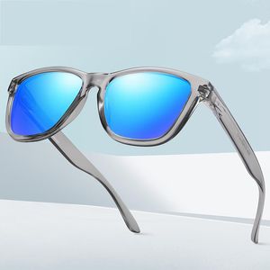 Солнцезащитные очки Мужские поляризованные модные квадратные оправы Ray Брендовые дизайнерские солнцезащитные очки для вождения для женщин Goggle Uv400 Shades 2022