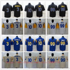 Movie College Football Wear Jerseys Stitched 3 OdellBeckhamJr. 9 MatthewStafford 10 CooperKupp 99 AaronDonald 20Weddle Breathable Sport High Quality Man