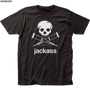 패션 남성 jackass 그래픽 인쇄 블랙 T 셔츠 클래식 독특한 선물 SBZ6128 220620