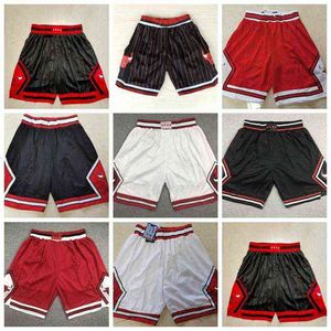 Szorty do koszykówki 2022Chicago Bulls Drużyny pozdrawiane haftowane wykonane z drobnego materiału Bull Shorts Męskie spodenki Sports Shorts 3365