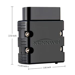 Nuovo KONNWEI ELM327 Wifi V1.5 PIC25K80 KW902 Scanner per auto ELM 327 Wifi Supporto IOS per iPhone e PC Android Protocollo EML327 Full Obd2