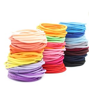 Baby Girls Nylon pannband Tan Naken Nylon Hair Band Baby Hairband Nylon Elastic Stretchy Diy pannband Bulk Soft Thin 959 D3