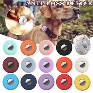 Silicone Airtag Case For Apple Airtags Tracking Locator Protective Sleeve Pet Dog Anti-loss Soft Cover For Air Tag Clip Shell