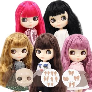 ICY DBS Blyth doll No.1 glossy face white skin joint body 1/6 BJD special price OB24 toy gift 220505
