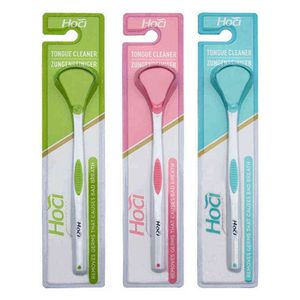 1PCS 3 Color Useful Tongue Scraper Care Brush Keep Fresh Breath Maker Cleaning Manual Toothbrush Oral Clean Hygiene 220614
