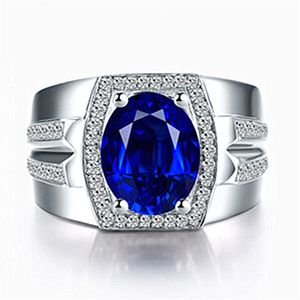 Blue Sapphire anéis