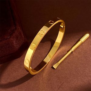 A Classic designer Bangles gold bangles for women jewelry silver trendy customized Luxury Brand diamond Bangle men Fashion Famous bracelets halloween gift