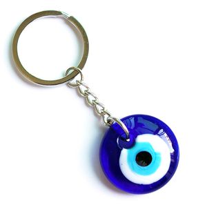 DIY Gift Nyckelkedjor Fashion Lucky Turkish Greek Blue Eye Keychain Charm Pendant