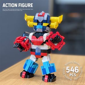 MOC Robot Goldoraked Anime Figure Стройный блок Техно -технический конструктор фильма модель кирпича детские игрушки детские подарки 220715