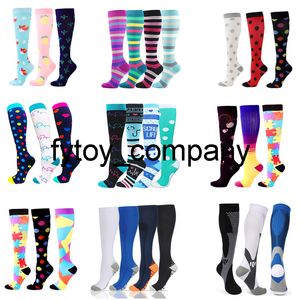 2022 Wholesales Multi Pairs Compression Socks Knee Stockings Nursing Socks Men Women Fit For Medical Edema Diabetes Varicose Veins