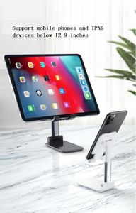 Uniwersalny uchwyt do montażu telefonów komórkowych Uchwyt Desktop Tablet Stojak dla iPhone Regulowany Tabela Tabeli Telefonów komórkowych Bracket Z2