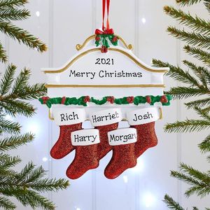 Christmas Decorations Personalised Family Xmas Tree Stocking Ornament Pendant Mantel Groups Holiday 2022Christmas