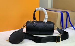 2022 Boston Umhängetaschen Handtasche Großhandel Klassische Retro Kissen Farbwechsel Leder Eine Umhängetasche Mode Eimer Mini Horizontale Lagerung