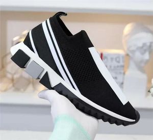 Designer Casual Unisex Bekväm kvinnor Mensskor Sneakers Low Top Print Letter Mesh Espadrilles Kvinnor Män Chaussures Socks Sticking Ladies Dress Slip-on Shoe