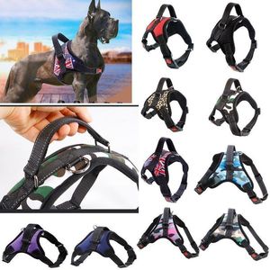 Nylon Heavy Duty Dog Pet Collar K9 Service Padded Big Large Medium Small Dog es Vest for Dogs Pet Supplies 201101