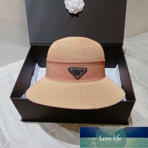 Стиль высокая соломенная шляпа летняя солнце защита солнца шляпы женская светская шляпа солнце