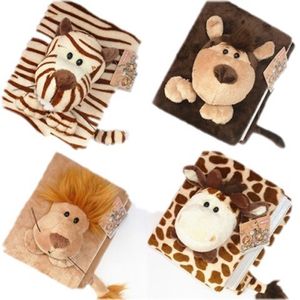 Baby Book Memories Plush Album Handcraft 3D Cute Animals 6 Inch 96 Photos Accommodate Pictures Albums New Year Gift 201125