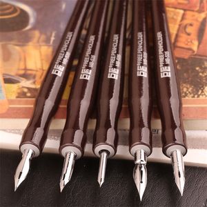 Japen Great Master Dip Pen Fountain Pen Professional Comics Tools Comics Dip Pen 5 Shaft 5 NIB Set 220812