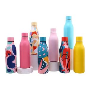 Stock! 18oz Cola Bottle Mug Insulated Double Wall Vacuum Stainless Steel Tumbler Water Creative Thermos Bowling Cup Drinkware Water Bottles kettle Kitchen
