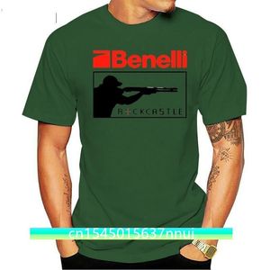 Benelli Gun Firearms Maglietta da uomo Maglietta festosa in bianco e nero 220702