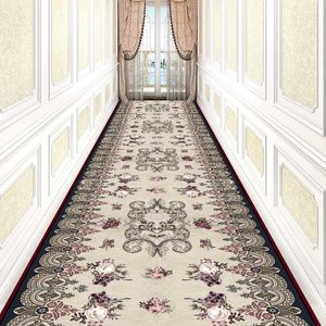 Dywany reese tradycyjne eleganckie lobby kwiatowe długie dywaniki korytarz korytarza korytarza korytarza przyjęcie ślubne anty slip home dekoracje domowe