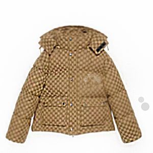 남성 다운 재킷 파카 여성 블랙 퍼퍼 재킷 후드 프리미엄 캐주얼 야외 겨울 따뜻한 두꺼운 지퍼 카키 브라운 디자이너 코트 남성 여성 공동 재킷
