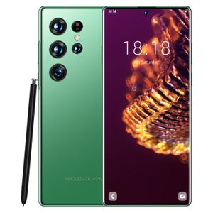 Telefono Grande schermo da 7,3 pollici Dual SIM 32.0M Fotocamera Smartphone Android Face ID Cellula mobile sbloccata Google Play Regalo auricolare gratuito