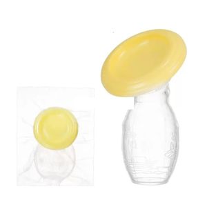 Manual Breast Pump Feeding Collector Anti-overflow Milk Breastpumps Nipple Suction with Cover