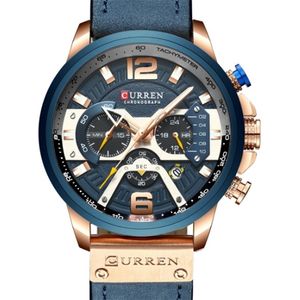Didun Watch Men Top Brand Luxury Quartz Watch Analog Leather Sports Watches Men's Army Military Watch 30m Waterproof Wristwatch T200409