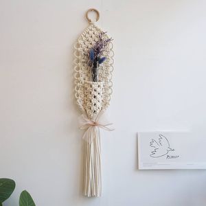 67 cm Colore intrecciato a mano Macrame Wall Appestry Ornament Decorazione artigianale bohémien Gorgevole per la camera da letto per la casa