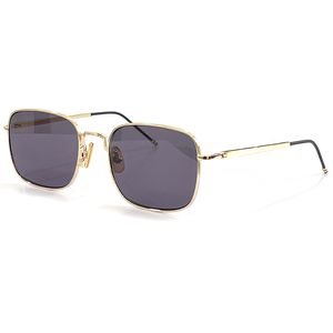 2022 Alloy Rectangle Wrap Sunglasses Men Women Retro Plate Sun Glasses Designer UV400 Luxury Lentes De Sol Mujer
