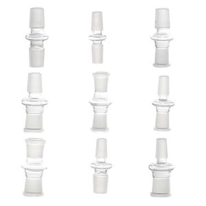 Smoking Glass Bowls Joints Adapter Connector Adaptor Hookah Bong Accessories 10mm 14mm 18mm Male Female For Water Pipes Hookahs Bongs Quartz Bangers