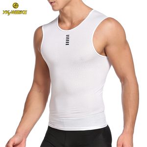 Ykywbike Men Jersey Road Bike Bicycle Vest Mesh Underwear Cycling Base Layers kläder 220615