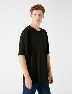 男性のTシャツブラック特大のTシャツ男性ヒップホップ半袖Tシャツ男夏のスーパーソフトシャツ粘性ティートルコ