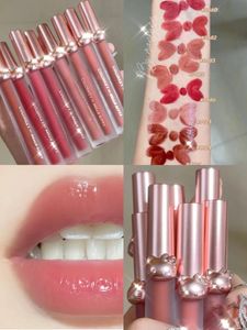 Lip Gloss Spring Summer Women Beauty Cosmetic Velvet Matte Mirror Surface Glaze Moisturizing Hydrating Tint MakeupLip