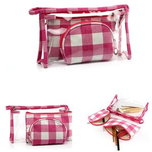 Women Cosmetic Bag Clear PVC Fashion Make Up Bags Waterproof Transparent Beauty Makeup Pouch