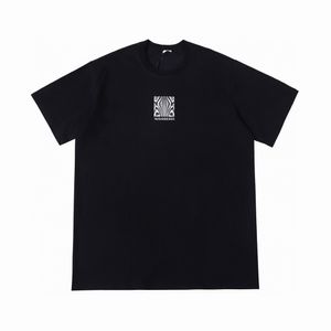 2022 Mens Letter Print T Shirts Black Fashion Designer Summer High Quality Top Short Sleeve Size M-5XL#02