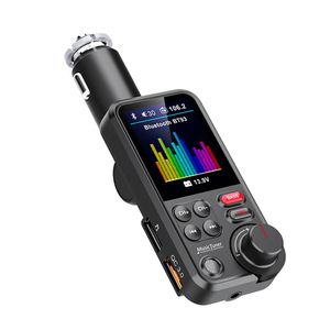BT93 Autoladegerät Drahtloses Bluetooth-Audio-Aufladen BT5.0 DC9-28V MP3-Sound-Musik-Player FM-Transmitter Audio-Aufladung Freisprecheinrichtung
