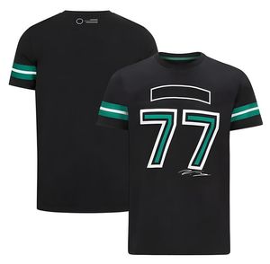 F1 racing suit summer 77 short-sleeved quick-drying T-shirt mens racer with the same team uniform can be customized