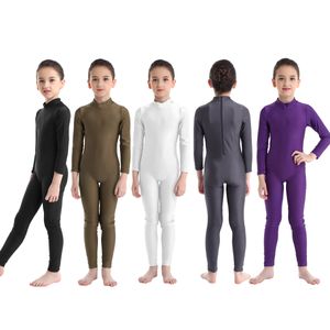 Damen Catsuit Kostüme Kinder Mädchen Lycra Unitard Tanzkleidung Tanzklasse Gymnastic