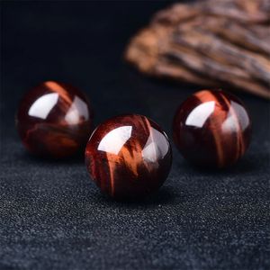 Esfera de esfera polida de olho de tigre vermelho cura Cristal Sphere de Reiki Meditação Meditação Meditação Rocha Energia Rocha Decoração Decoração Presente Presente de Decoração