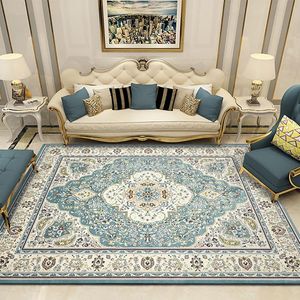 Carpets European Style Living Room Large Area Carpet Classical Rugs For Bedroom Home Decor Floor Mat Lounge Rug El Commercial