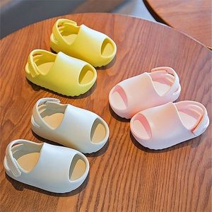 Summer boys and girls trend jelly shoes childrens sandals fashion beach Kids Soft Shoes 220621