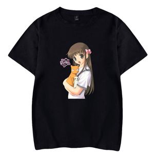 メンズTシャツフルーツバスケットスタイルカジュアルルーズメンズ3D印刷Tシャツ卸売高品質のカップルマンズ